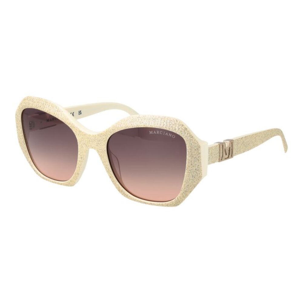 Marciano by Guess Beige Plastic Women's Sunglasses